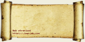 Dimitrije Rajačić vizit kartica